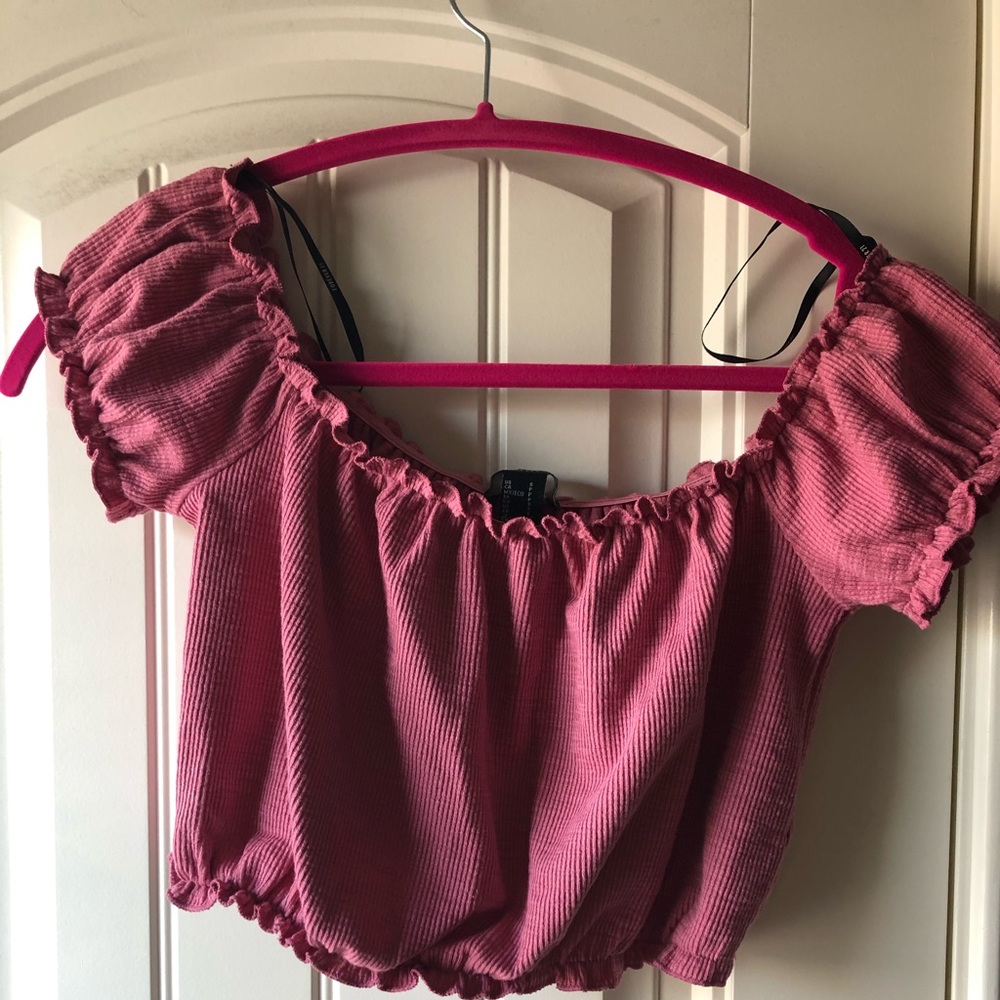 Pink Crop Top